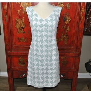 Tory Burch White Blue A-Line Dress - 4